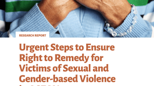 Urgent Steps to Ensure Right to Remedy for Victims of Sexual and Gender-based Violence in ASEAN